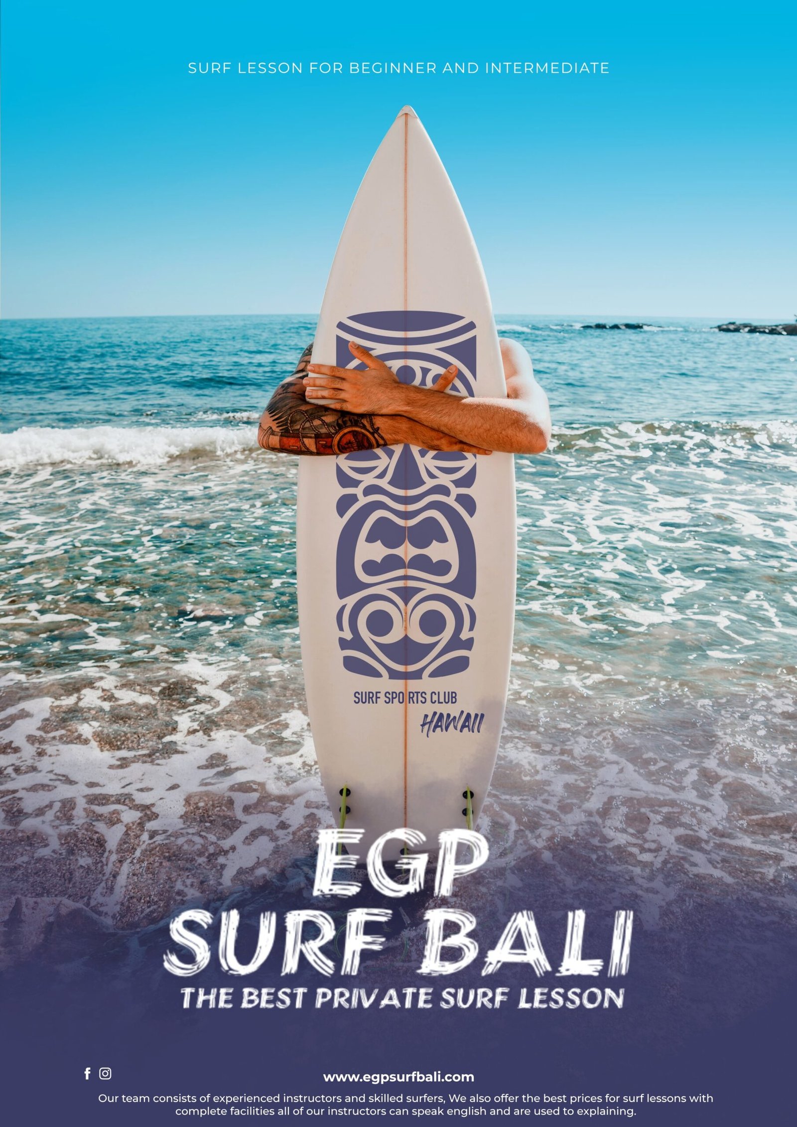 egp surf bali lesson