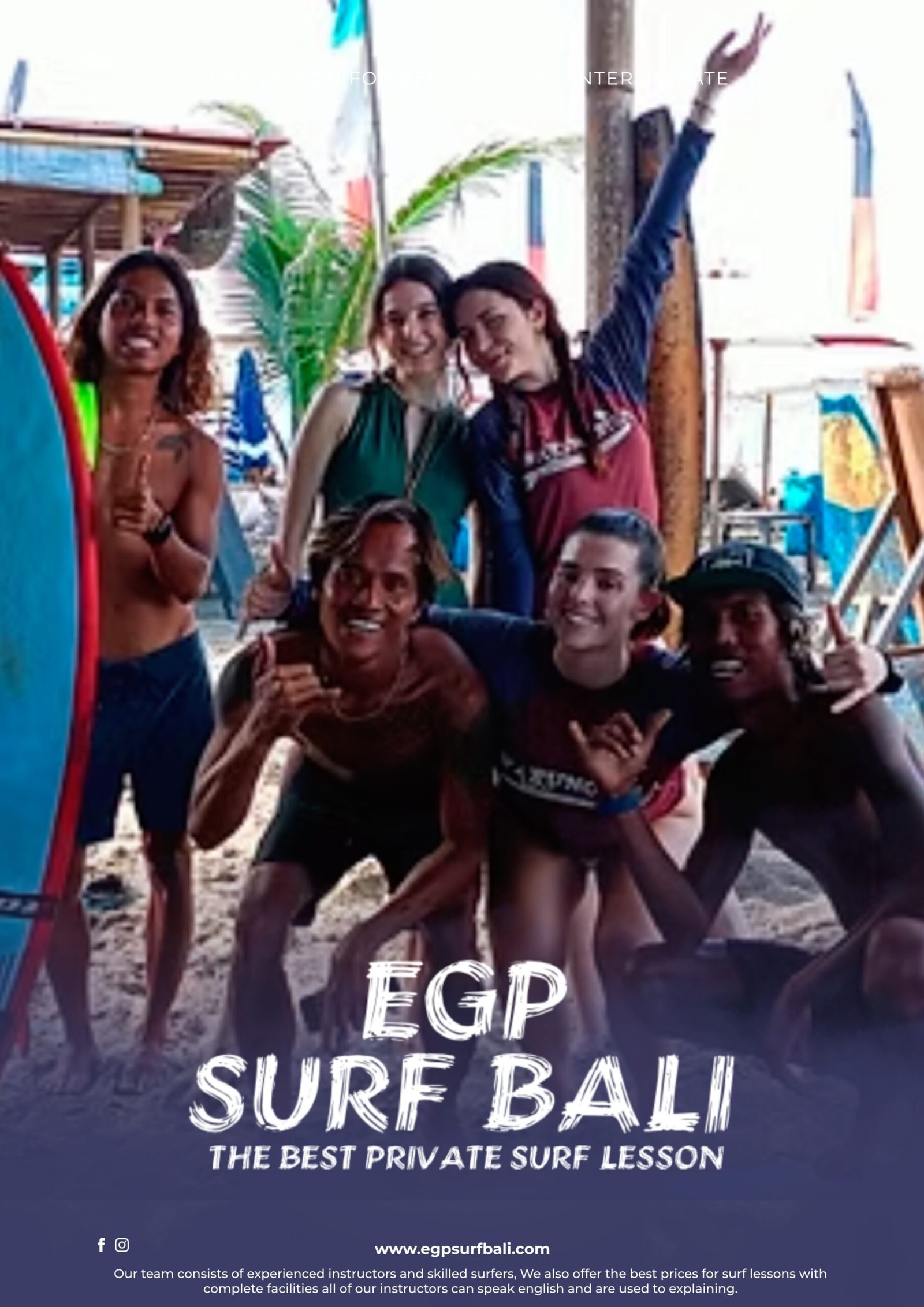 egp surf bali lesson