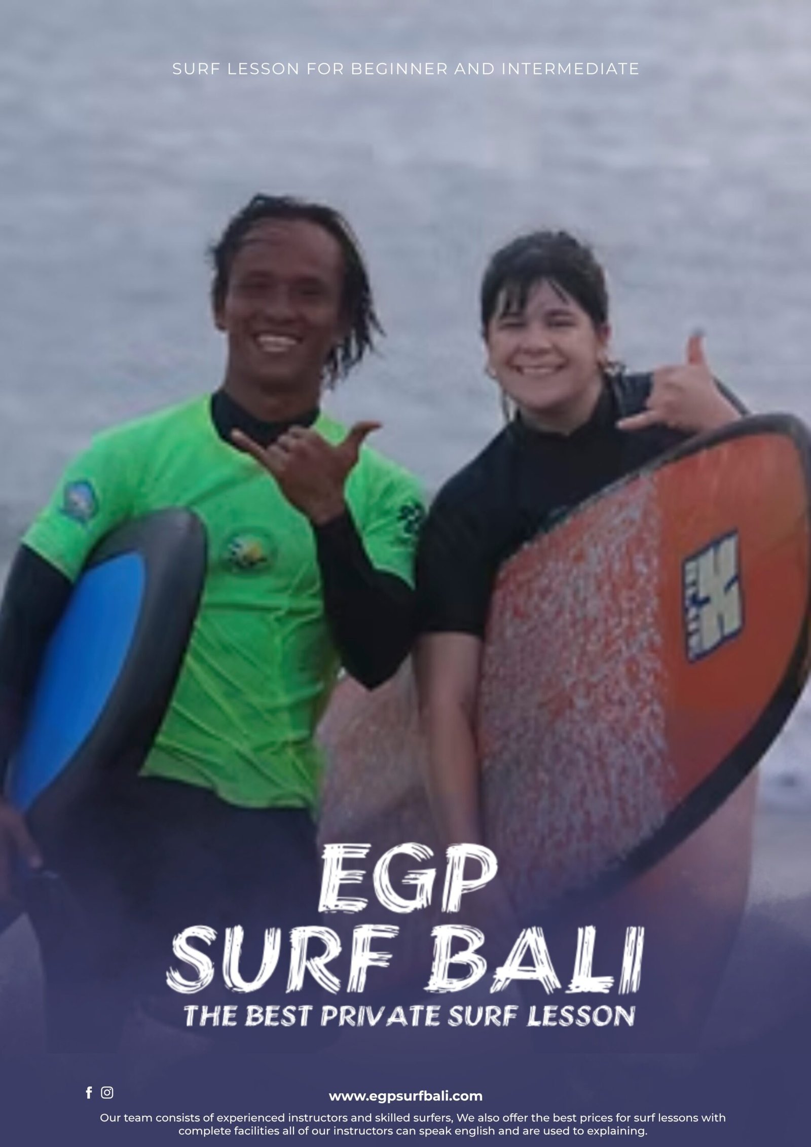 egp surf bali lesson